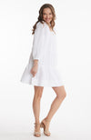 Ansley Linen Dress - White