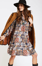 Michelle Patchwork Dress - Multi Patchwork